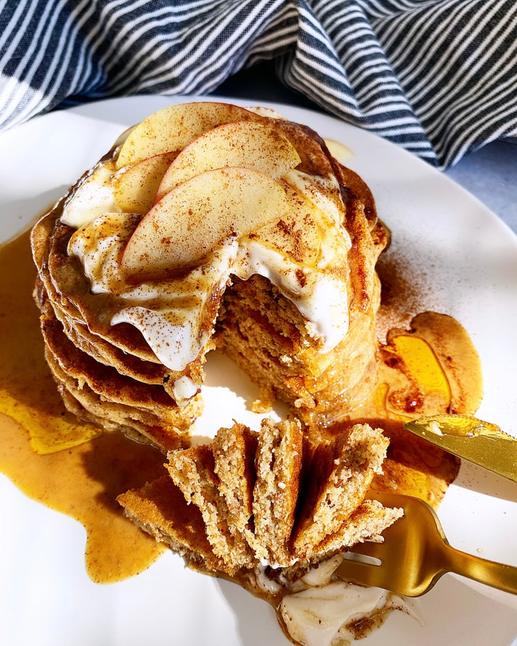 Healthy Apple Pancakes