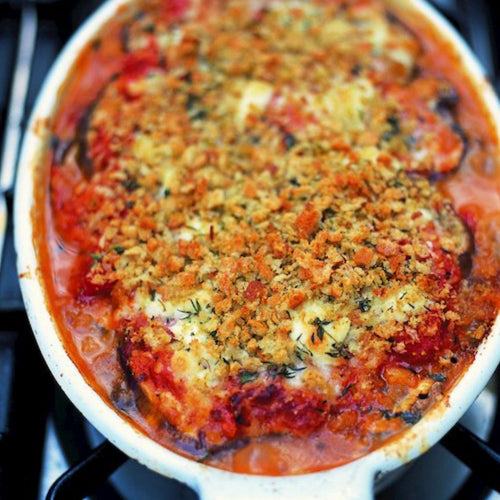 Healthy Eggplant Parmesan