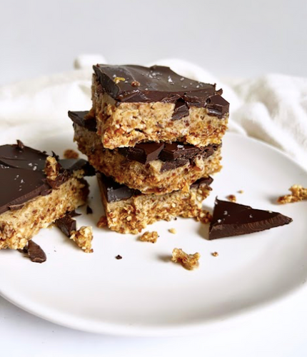 Chocolate Tahini Bliss Bars