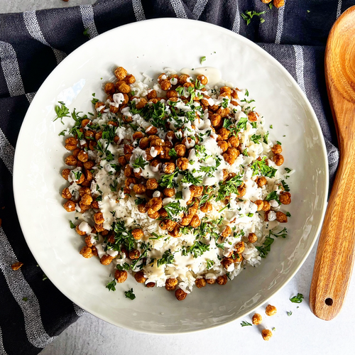 Middle Eastern Basmati Rice With Chickpeas And Herbs