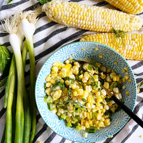 Savoring Summer With Fresh Corn And Basil Salad