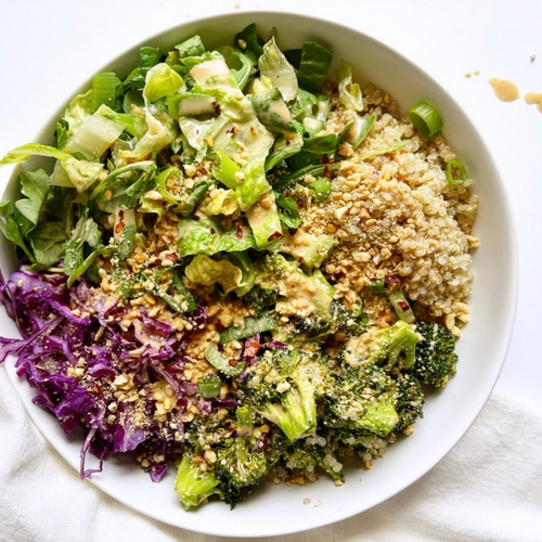 Peanut Broccoli Buddha Bowl