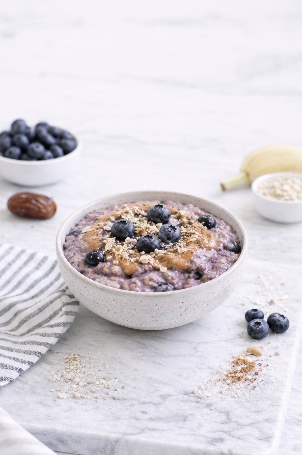 Blueberry Protein Oats