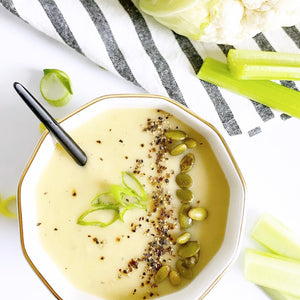 Creamy Cauliflower & Leek Soup (Easy + Delicious!)