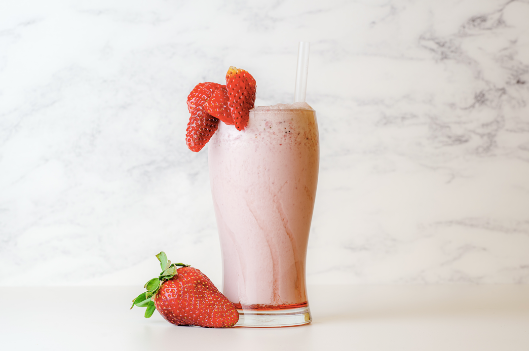 Strawberry Hemp Milk