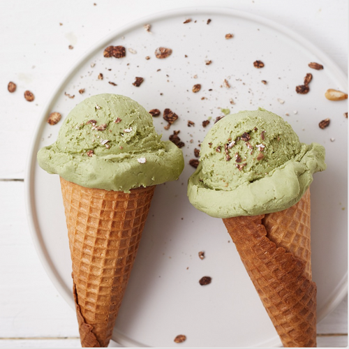Homemade Matcha Ice Cream