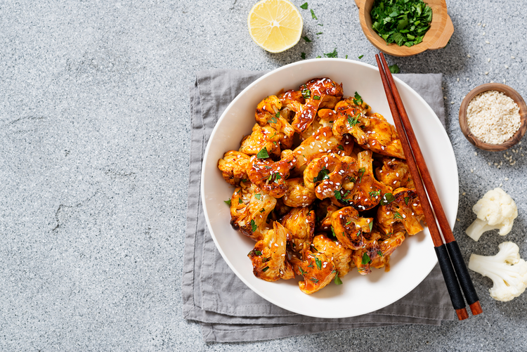 Spicy Buffalo Cauliflower Wings