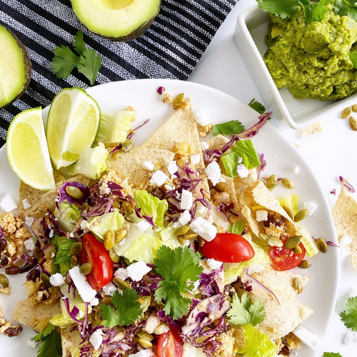 Loaded Vegan Nachos With Cashew Queso