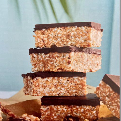 Hippy Bars {Healthy Rice Crispy Treats}