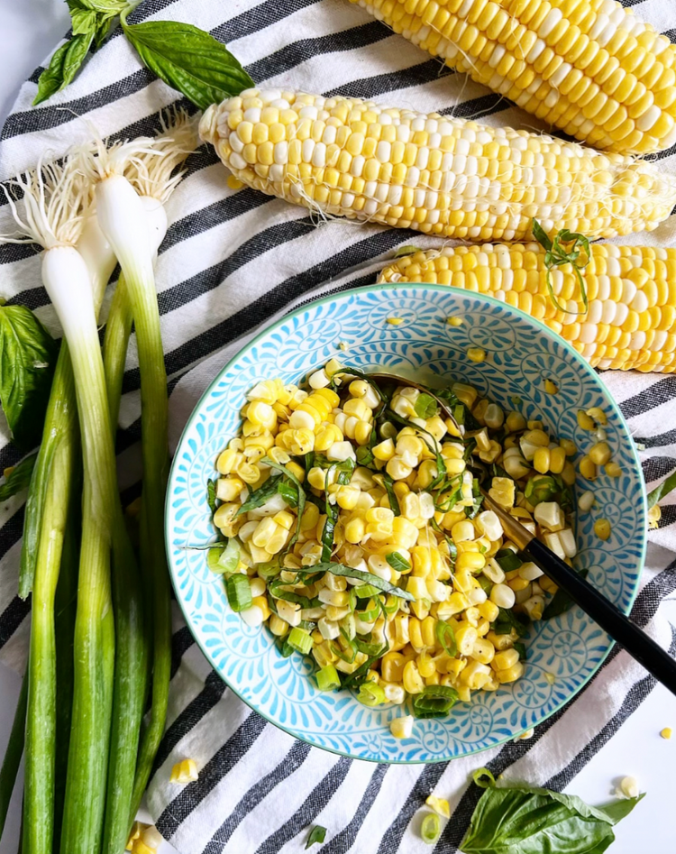 Savoring Summer With Fresh Corn And Basil Salad