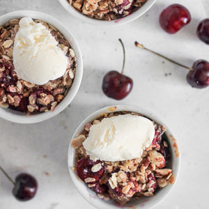 Summer Stone Fruit Crisp {Vegan + Gluten Free}