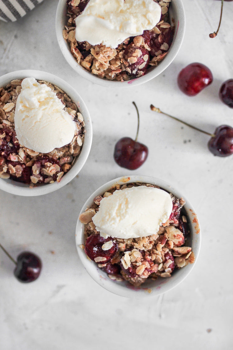 Summer Stone Fruit Crisp {Vegan + Gluten Free}