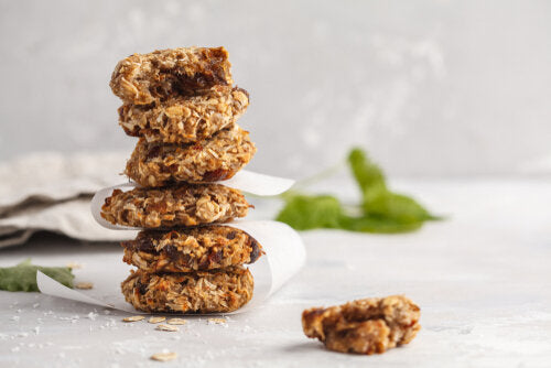 Banana Breakfast Cookies {Vegan + Gf}