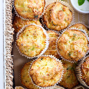 Good Clean Zucchini Muffins {Gf + Vegan}