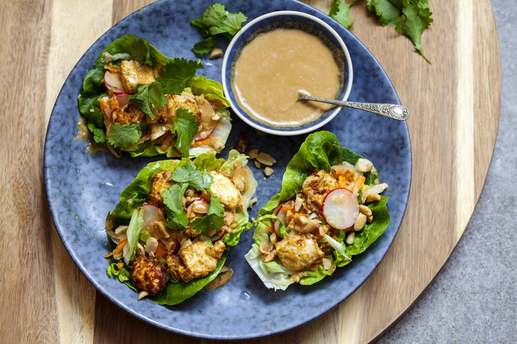 Cauliflower Thai Lettuce Wraps