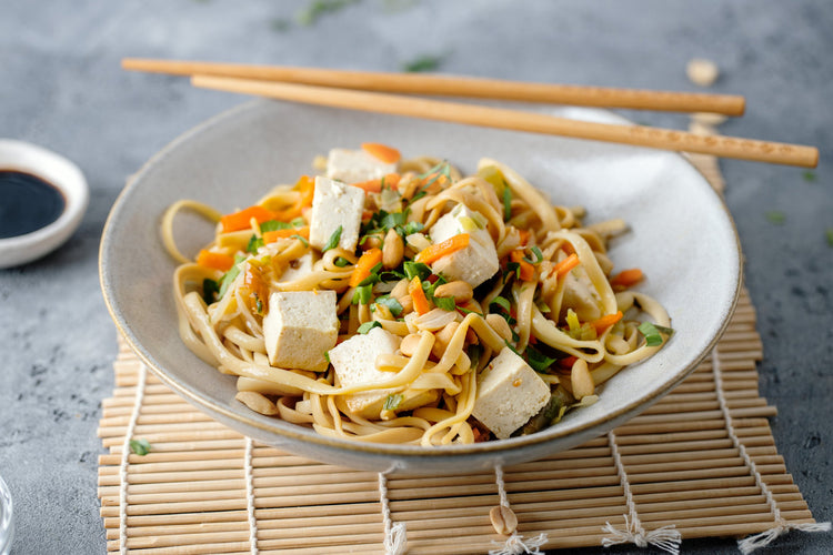 Baked Ginger Sesame Tofu