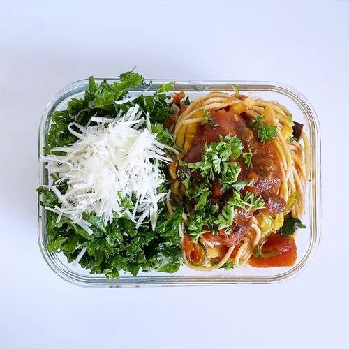 GF Pasta Puttanesca with Lulu Wilson Inspired Kale Salad