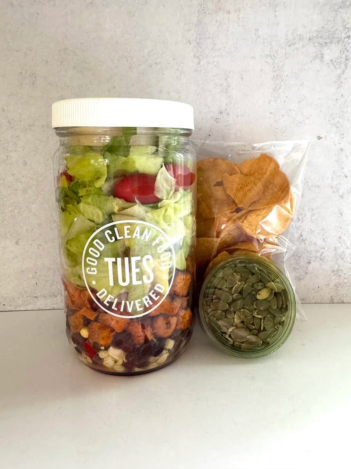 Southwestern Salad with Vegan Peppercorn Ranch