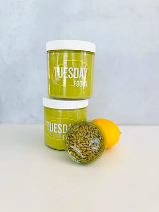 Lemony Asparagus + Pea Soup