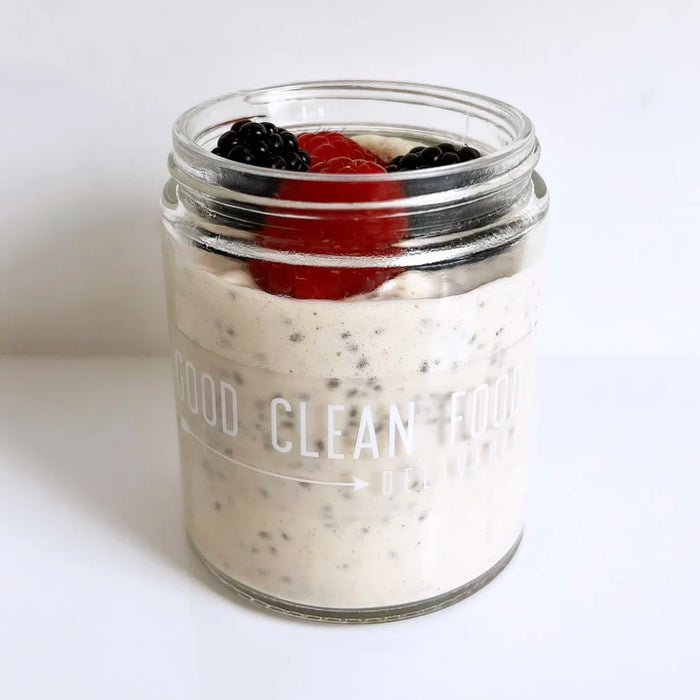 Vanilla Bean Chia Pudding with Fresh Berries
